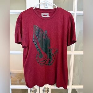 Ring of Fire Red Graphic Men's T-Shirt